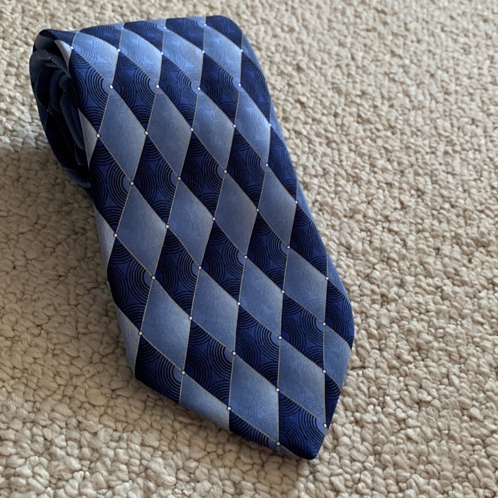 ARROW Blue Printed Tie